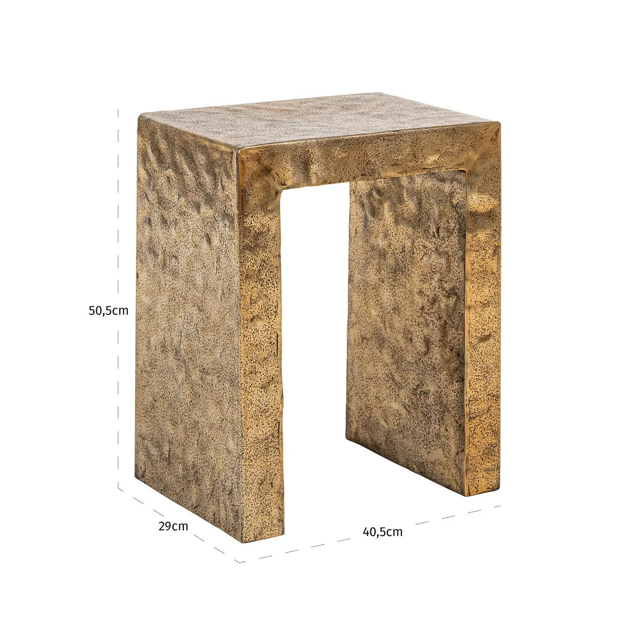 Richmond Interiors Novan Gold Side Table