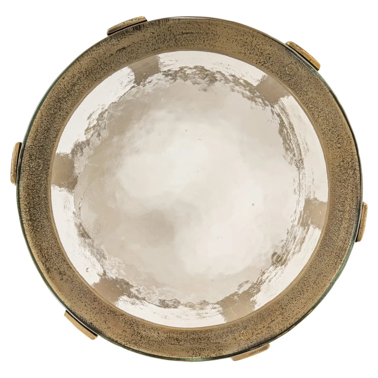 Richmond Interiors Rixo Gold & Glass Side Table