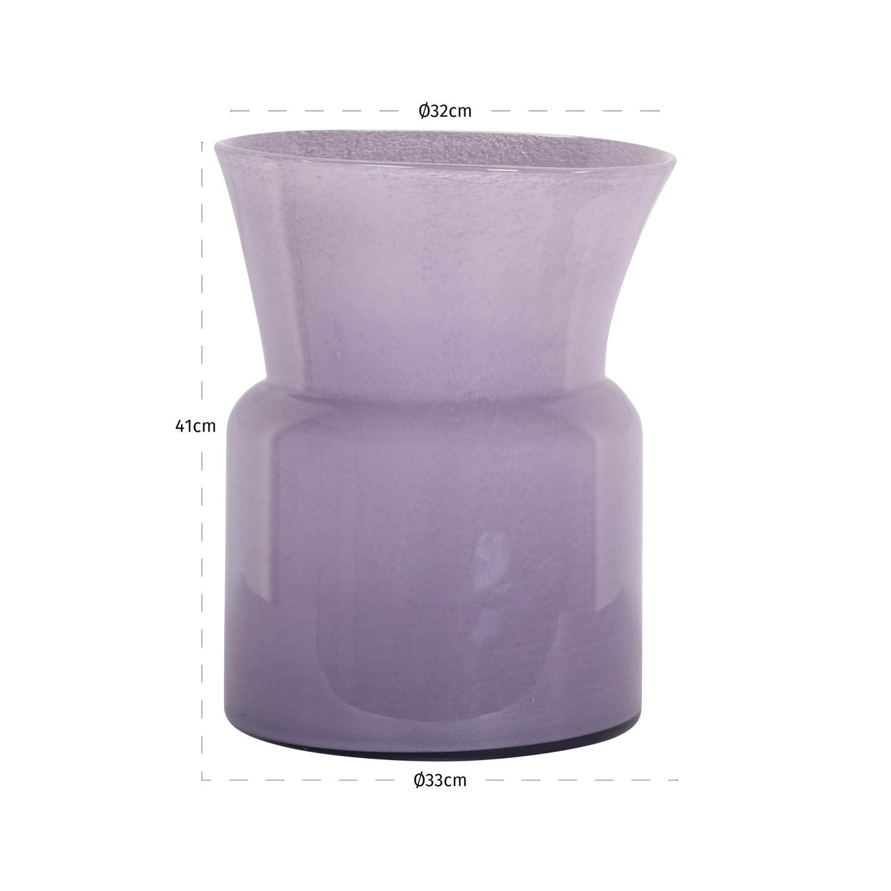 Vase Milano purple