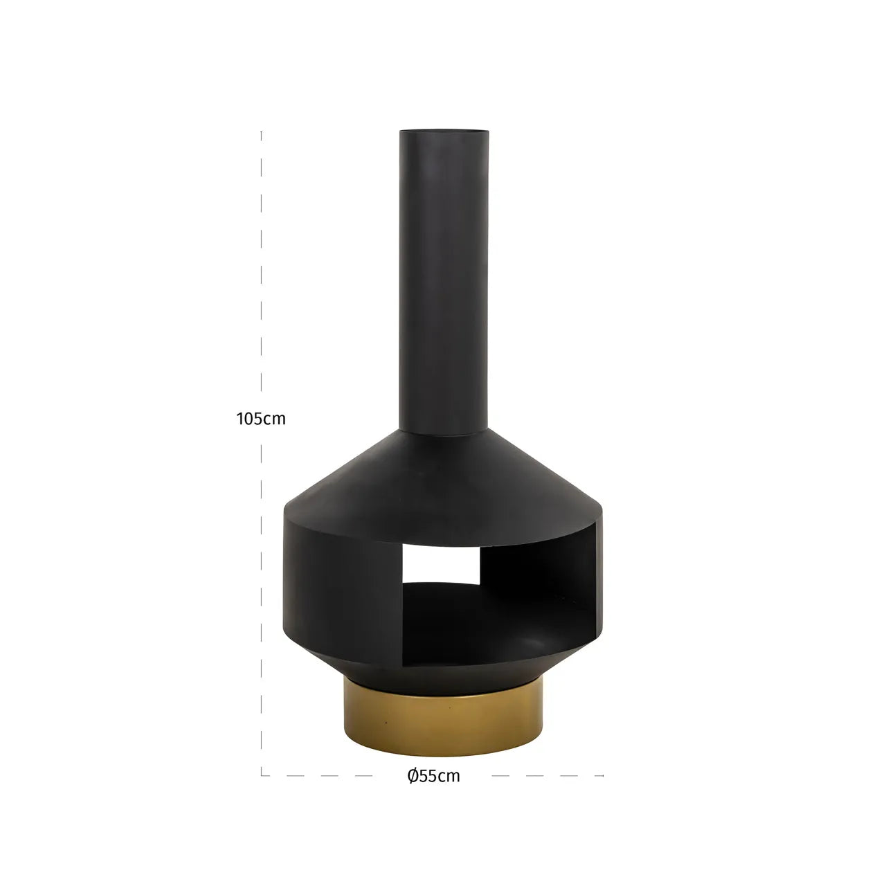 Richmond Interiors Quinn Black Fire Pit