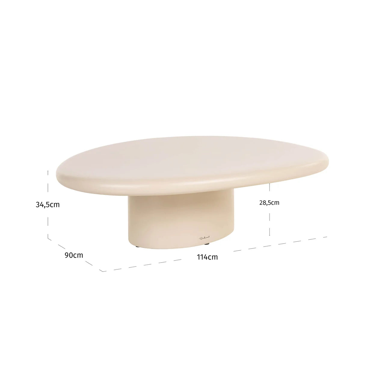 Richmond Interiors Urban Bloom Plectrum Sandstone Coffee Table