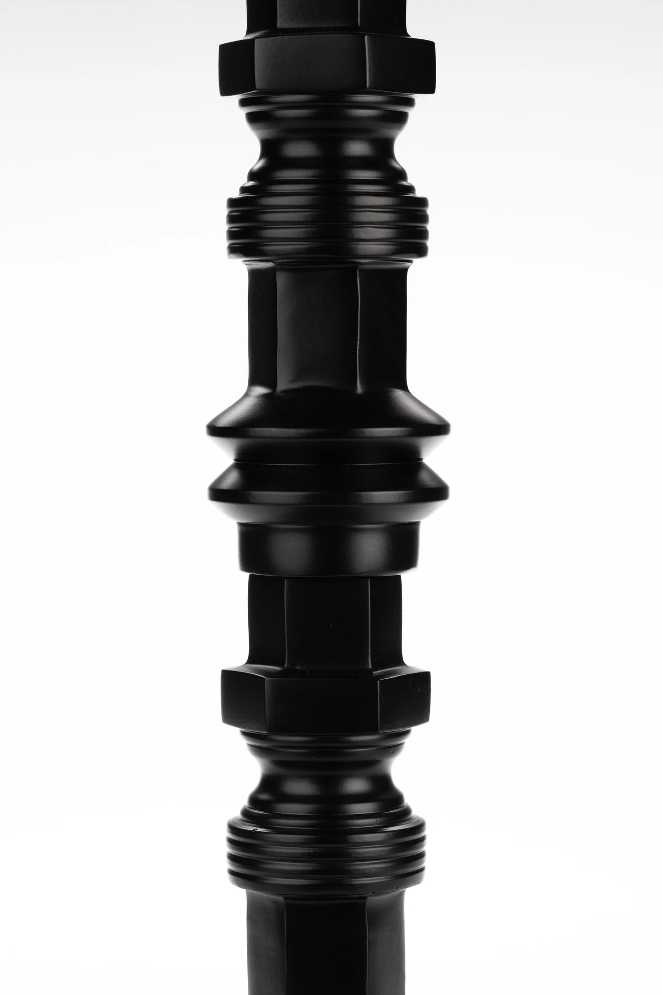 Zuiver Totem Black Aluminium Candle Holder Medium
