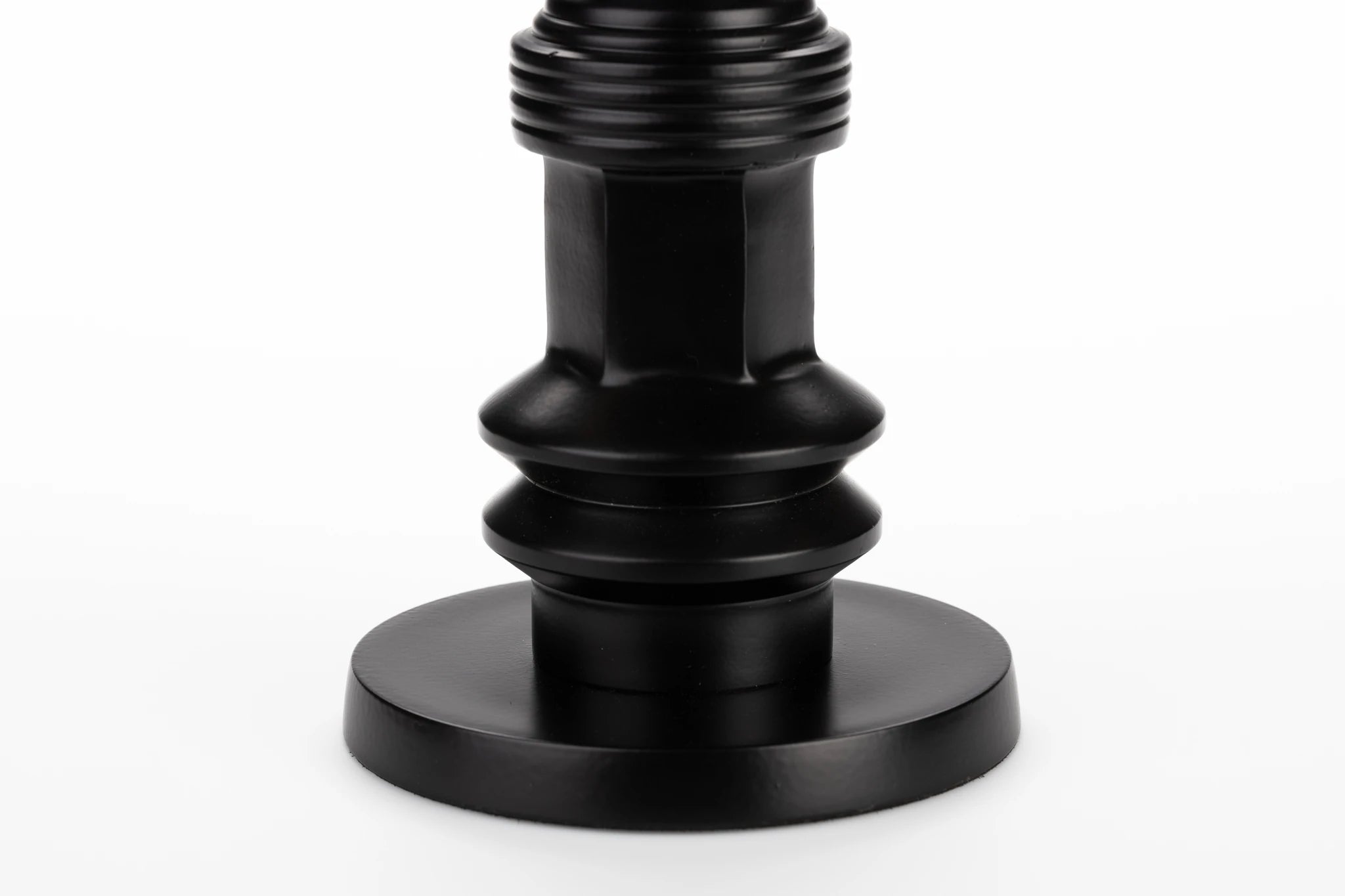 Zuiver Totem Black Aluminium Candle Holder Medium