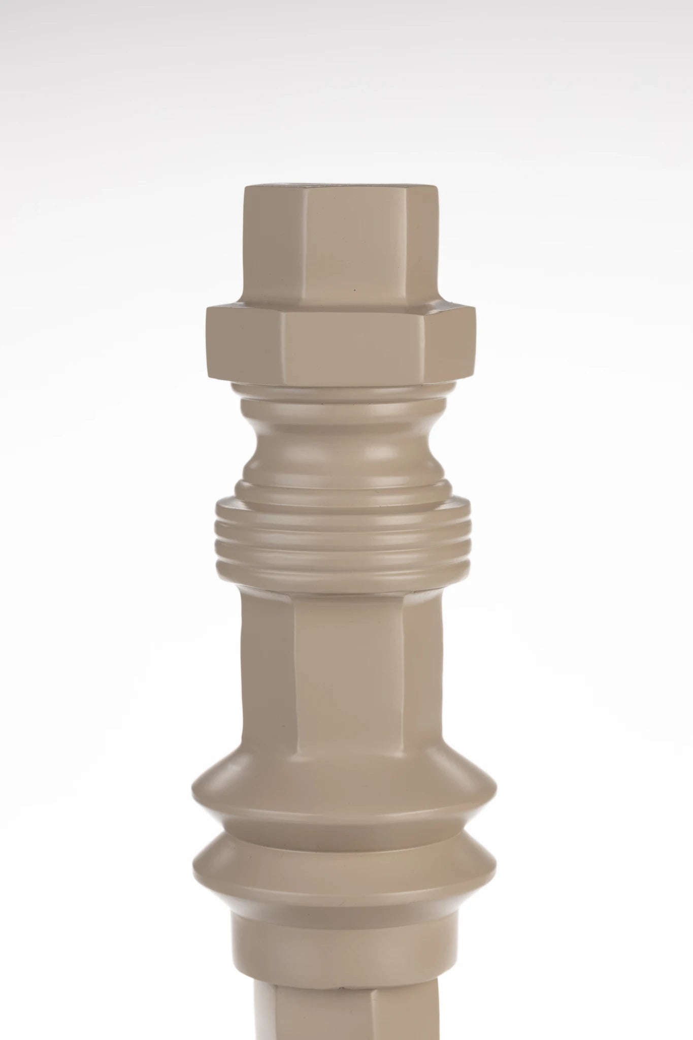Zuiver Totem Beige Aluminium Candle Holder Medium