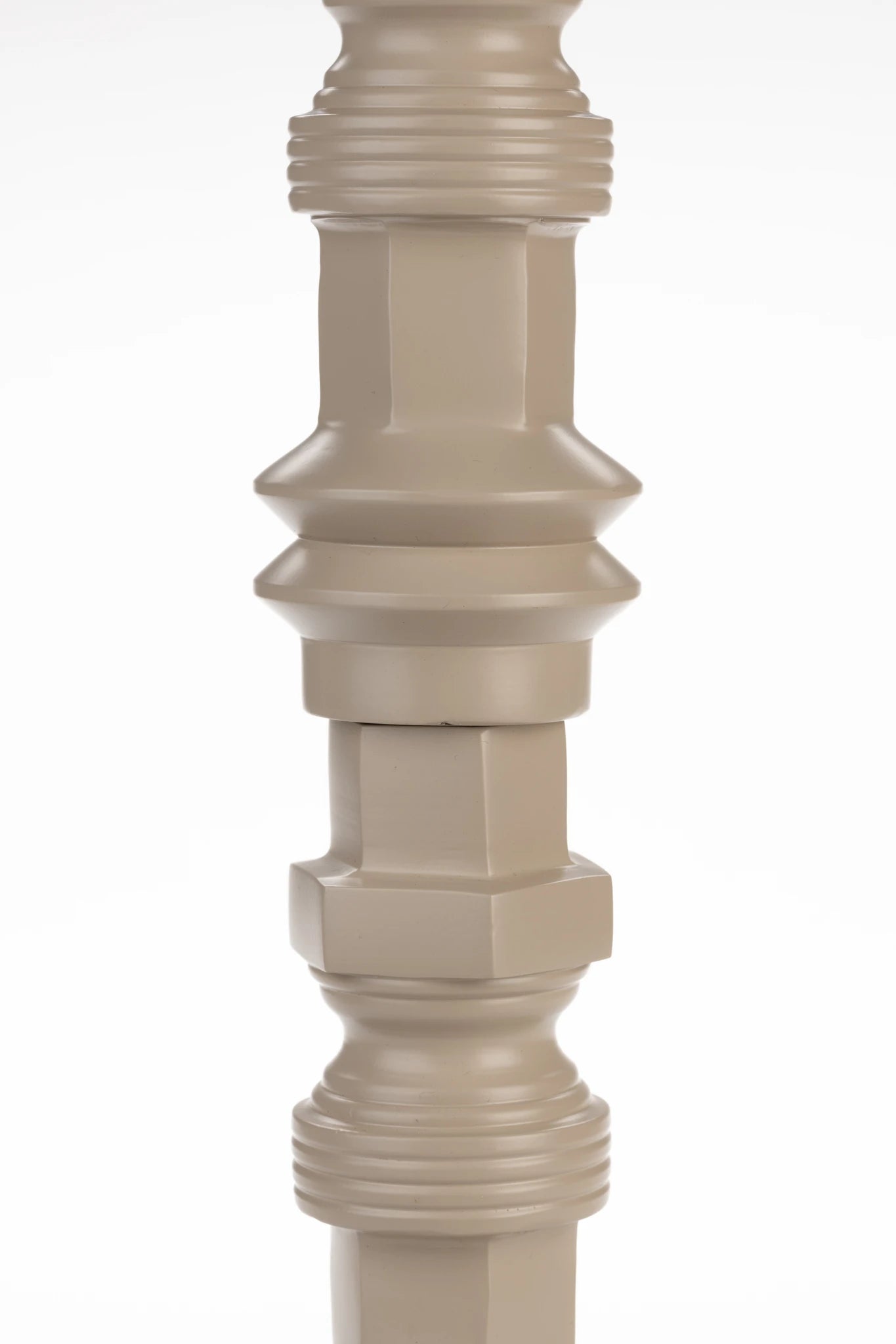 Zuiver Totem Beige Aluminium Candle Holder Medium