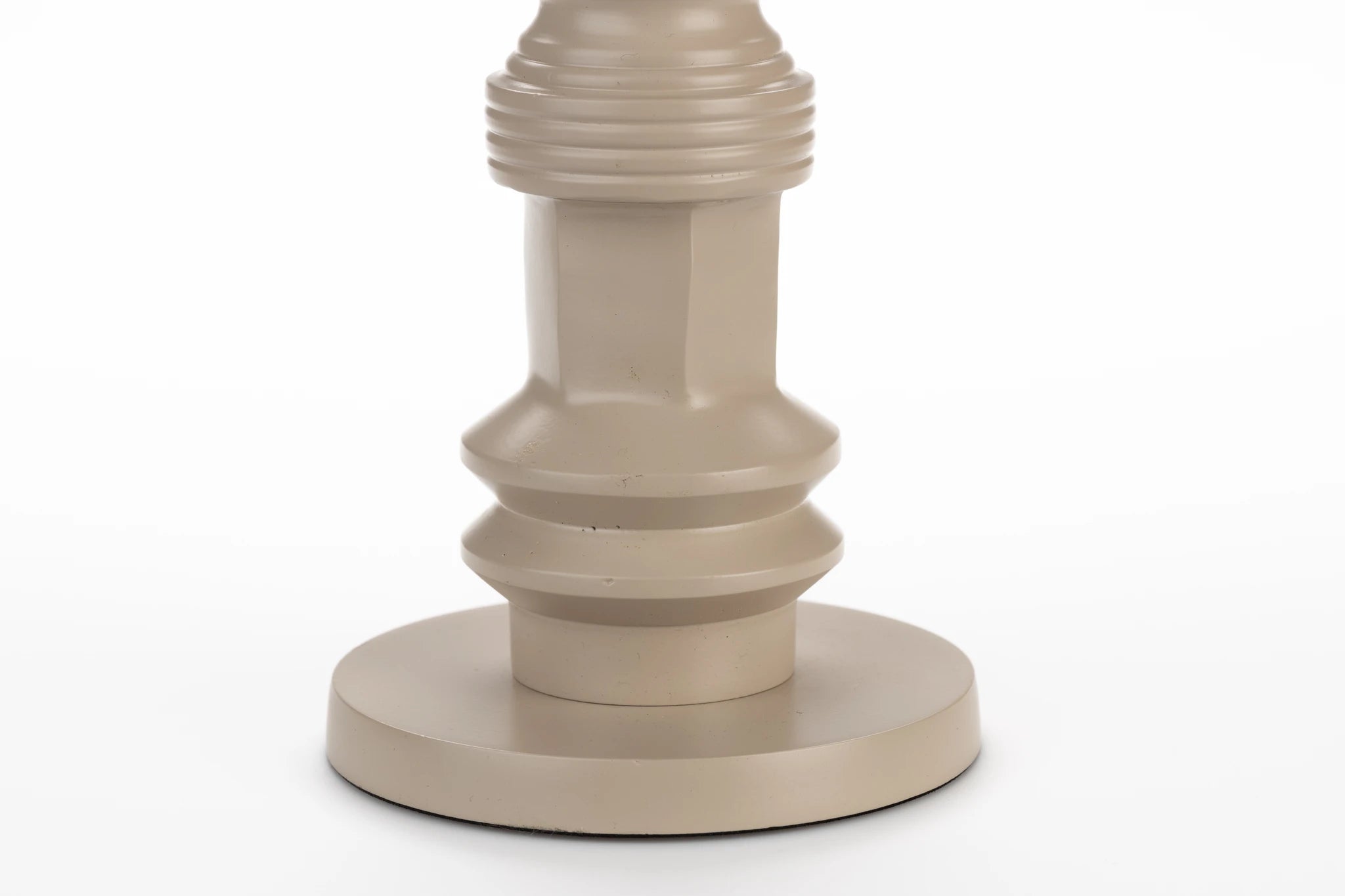 Zuiver Totem Beige Aluminium Candle Holder Medium