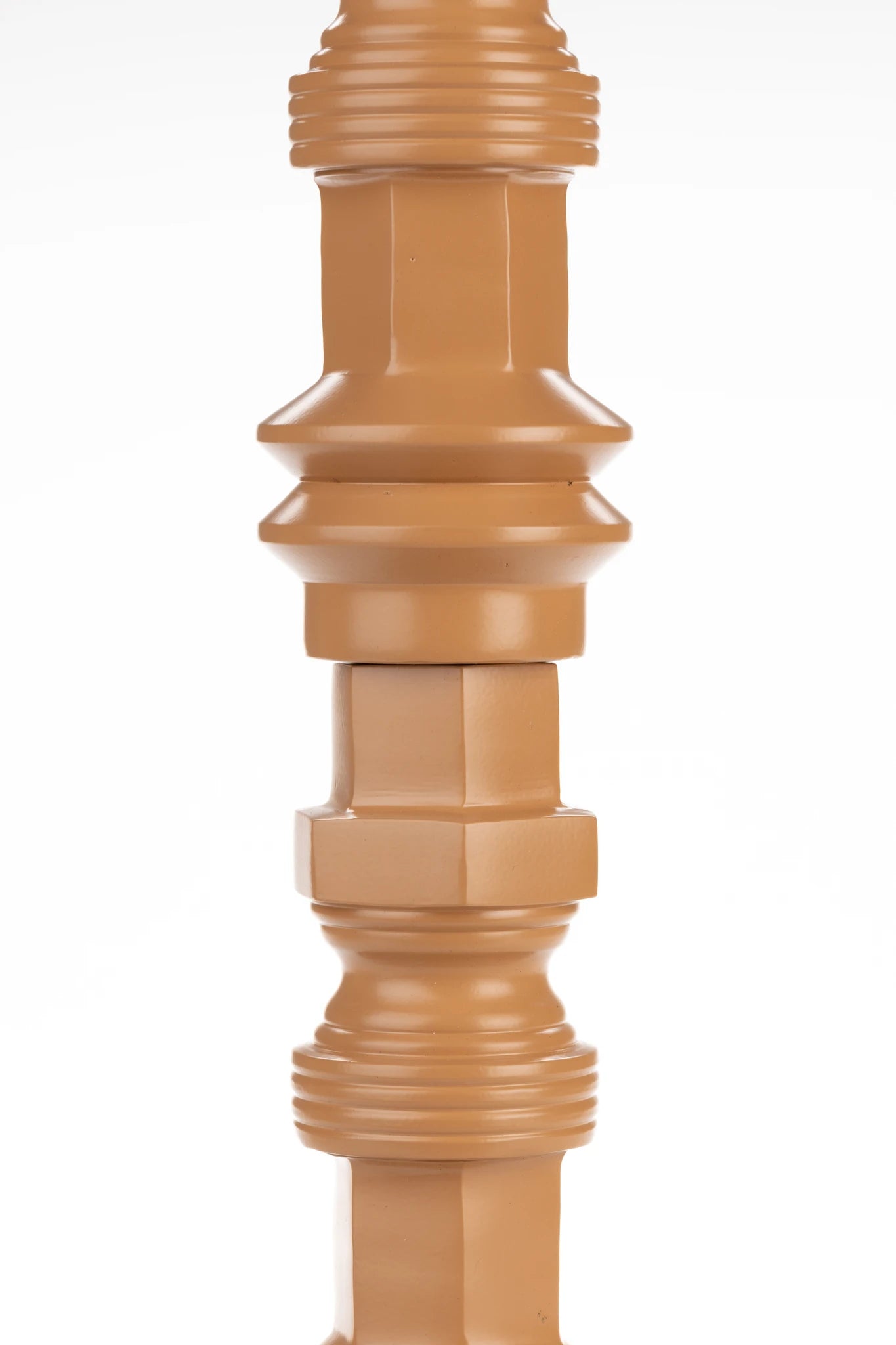Zuiver Totem Smooth Terra Red Aluminium Candle Holder Medium