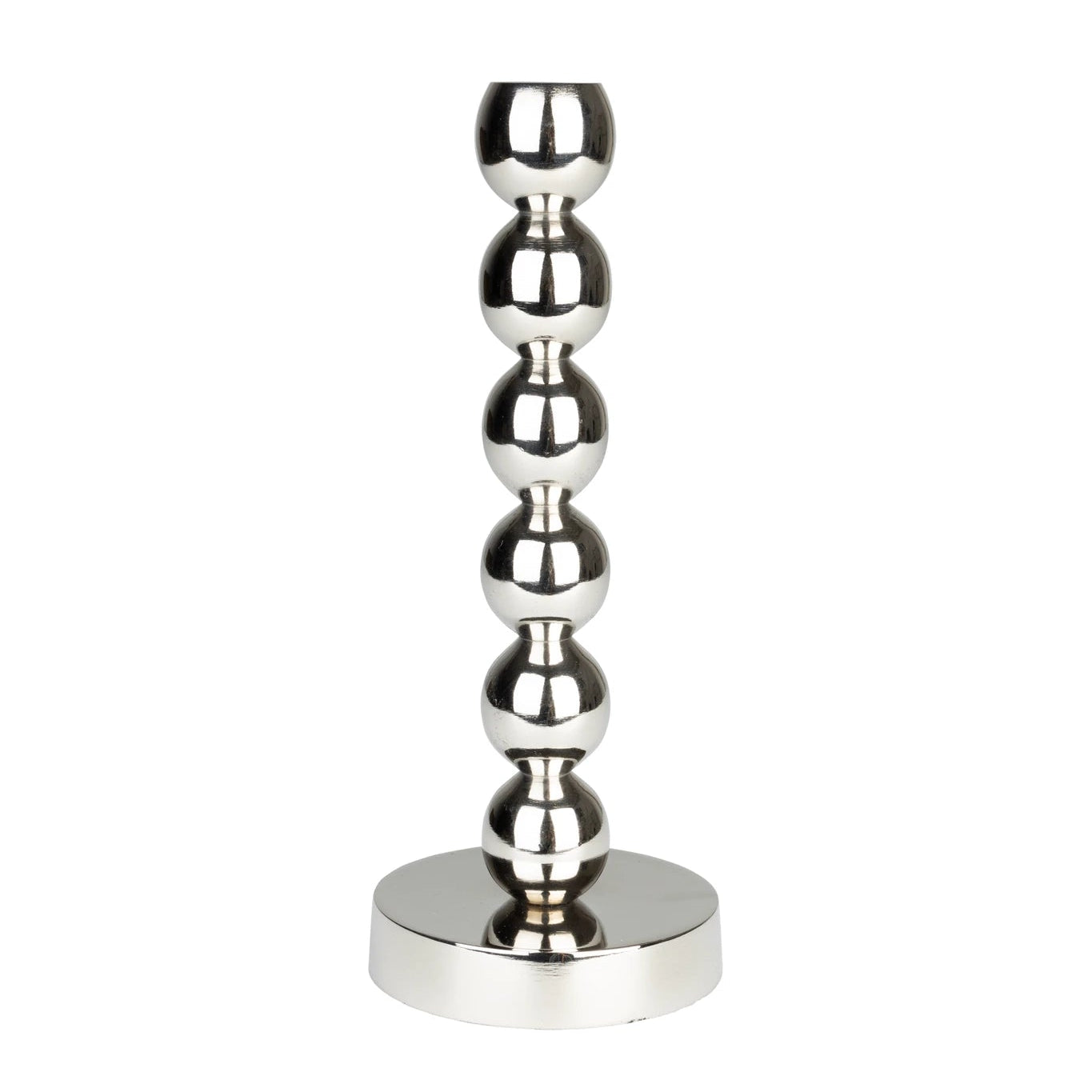 Zuiver Bubbles One Shiny Silver Aluminium Candle Holder