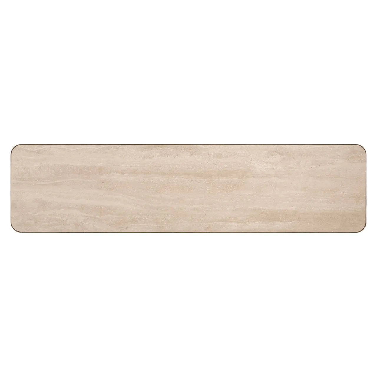 Richmond Interiors Claridge Gold & Travertine TV Unit