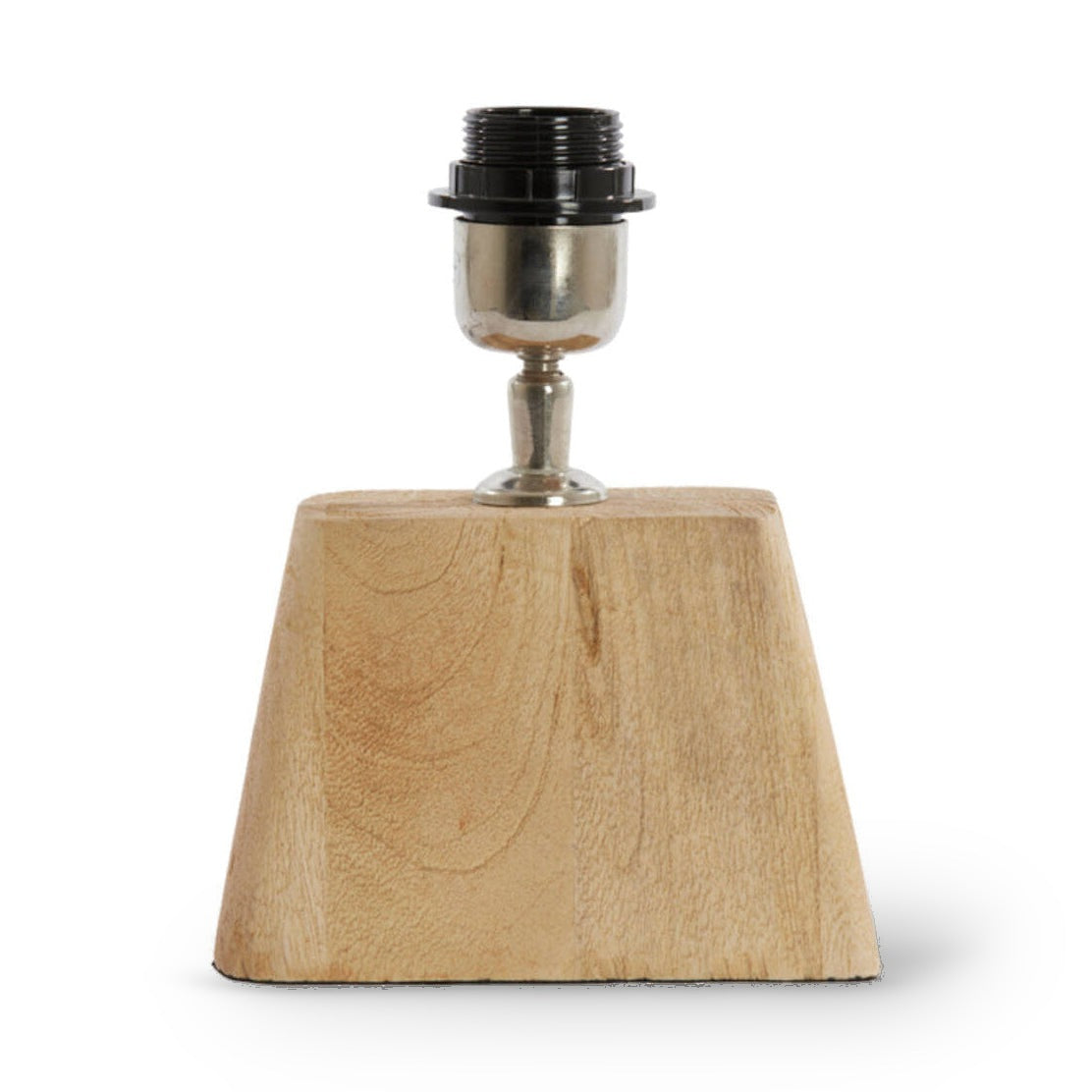 Kardan Matt Natural Wood Table Lamp Base 21cm