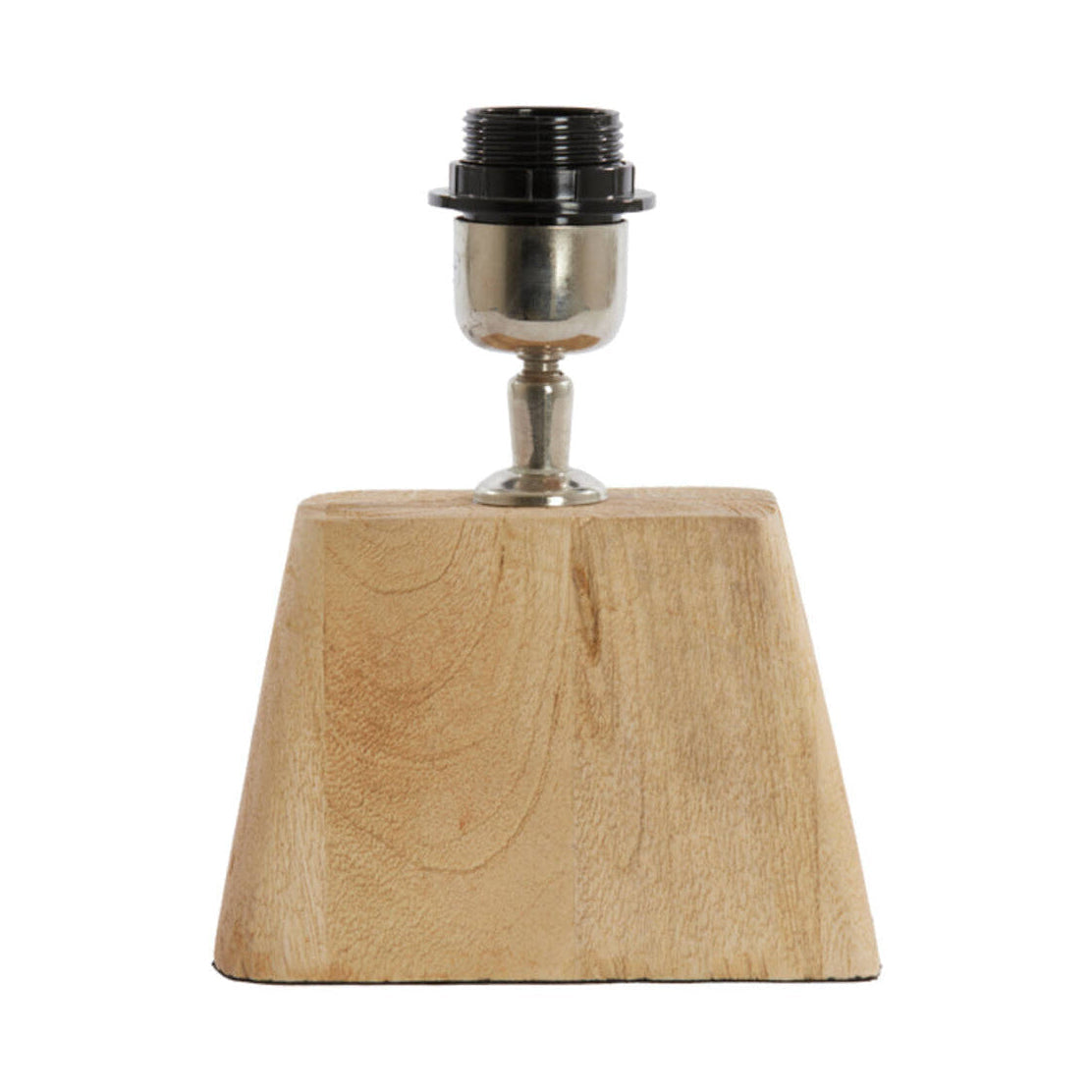 Kardan Matt Natural Wood Table Lamp Base 21cm