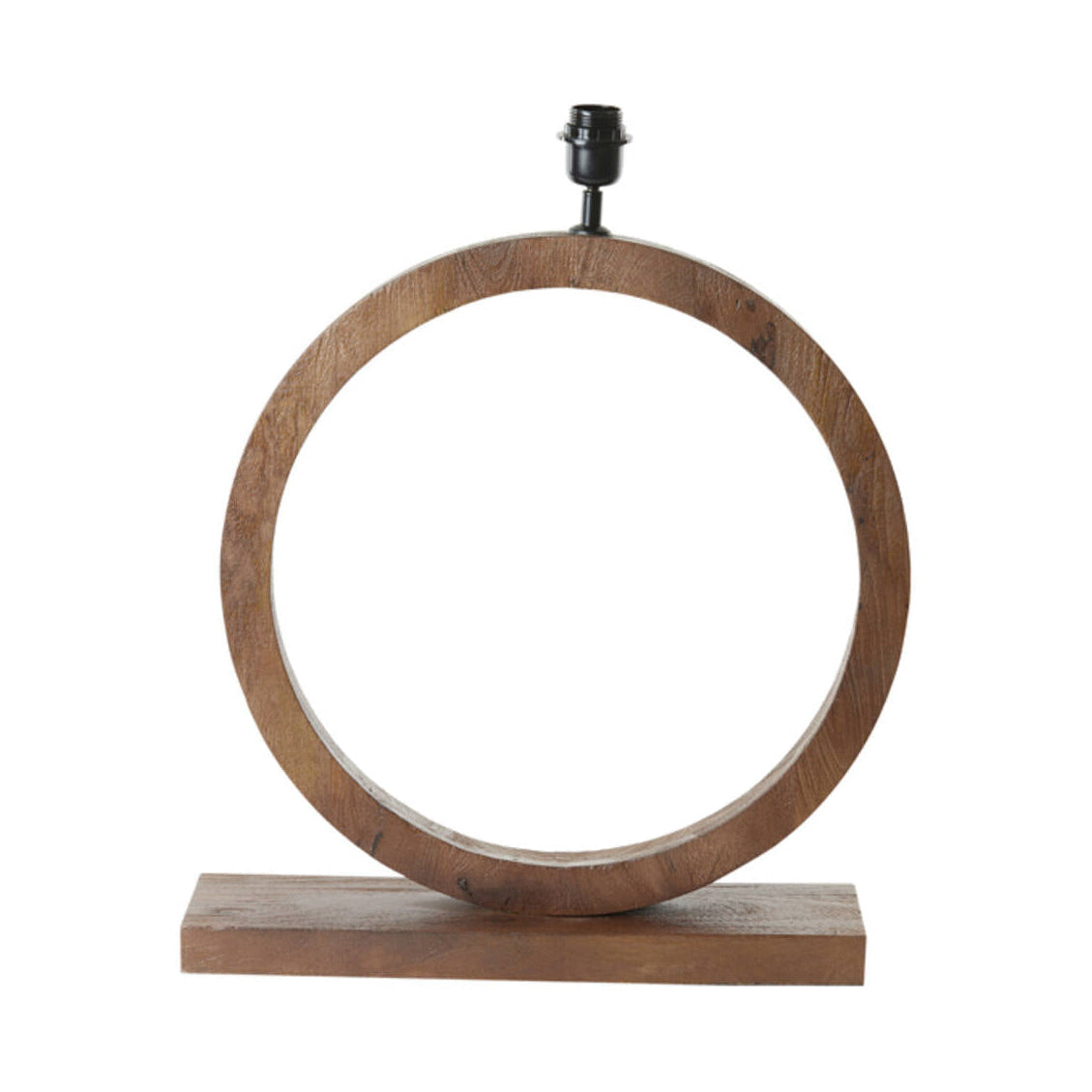 Tinar Matt Brown Wood Table Lamp Base 64cm