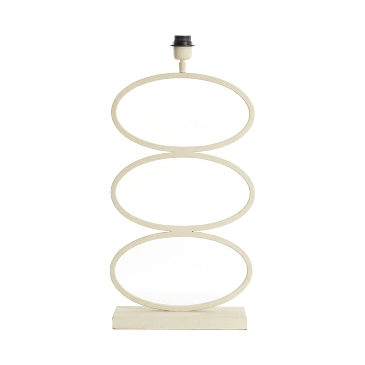 Stelius Cream Metal Table Lamp Base 59cm