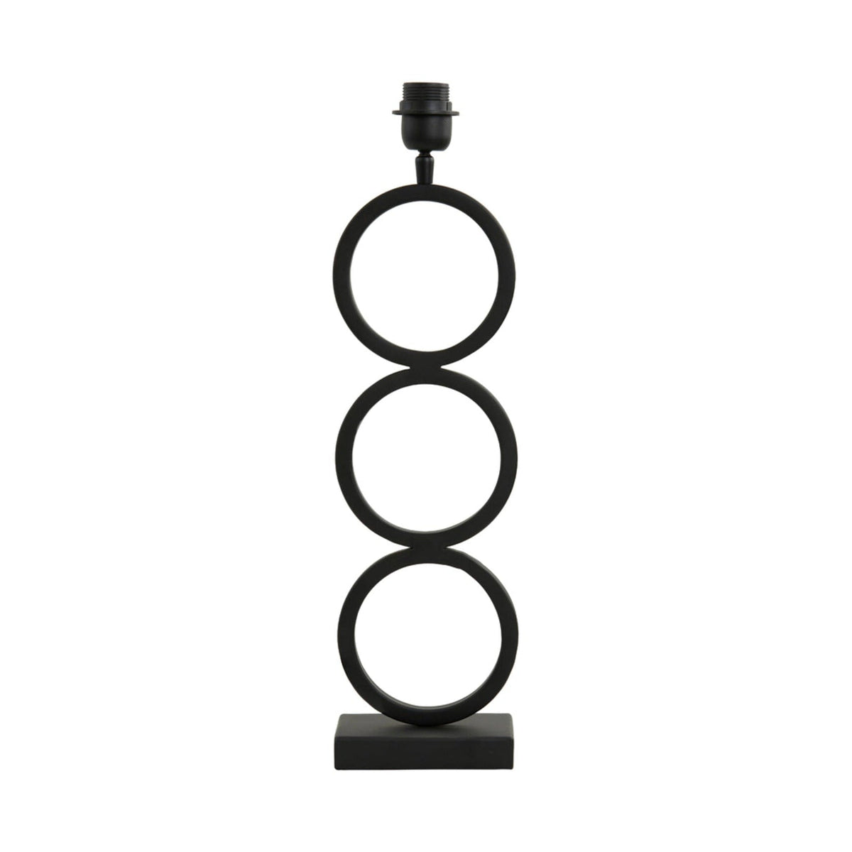 Stelios Matt Black Metal Table Lamp Base 51cm