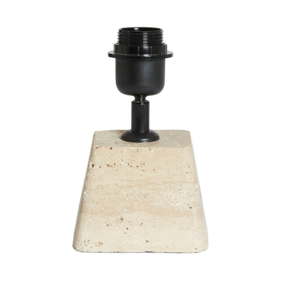 Kardan Sand Travertine Table Lamp Base 19cm