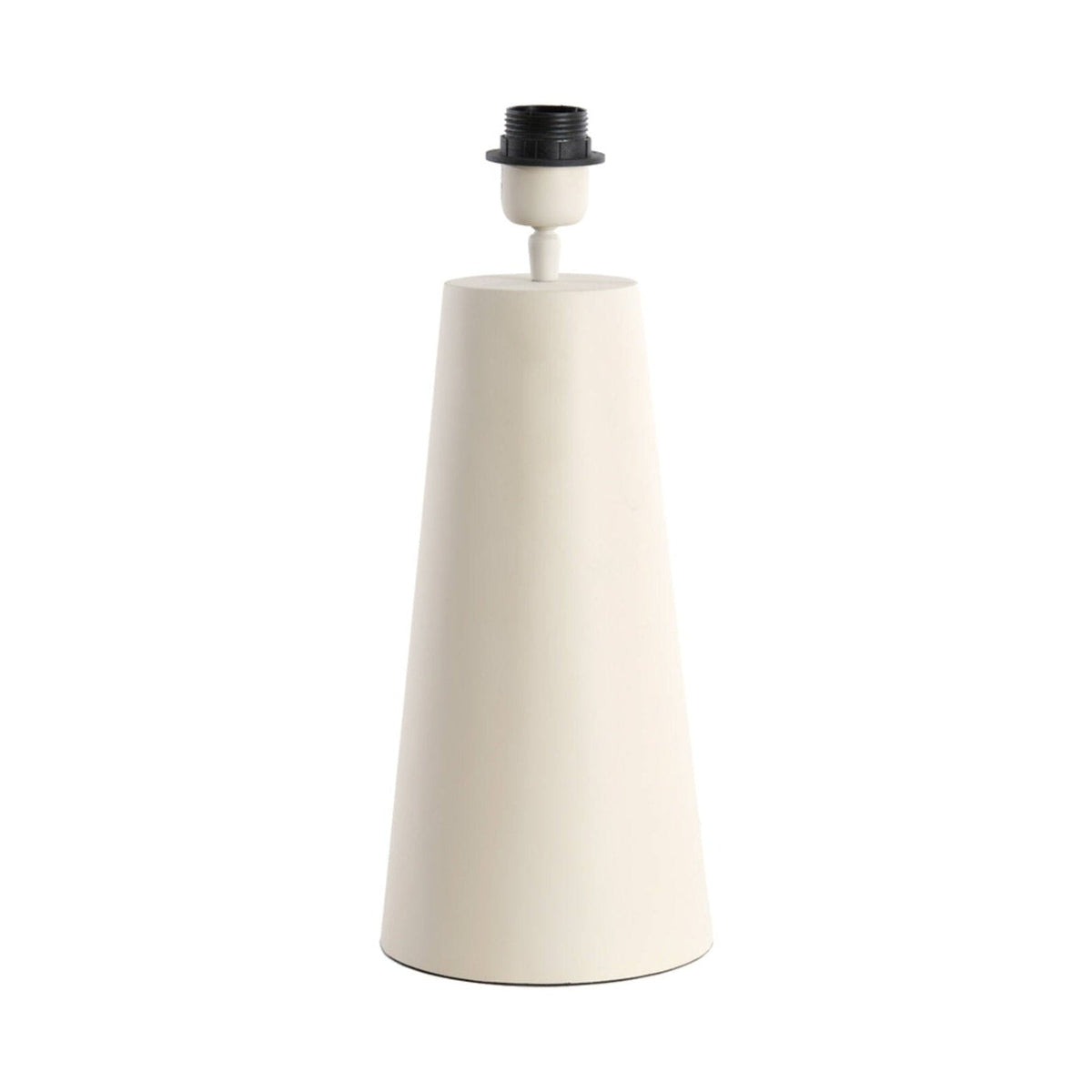 Yelos Matt Cream Metal Table Lamp Base 35cm