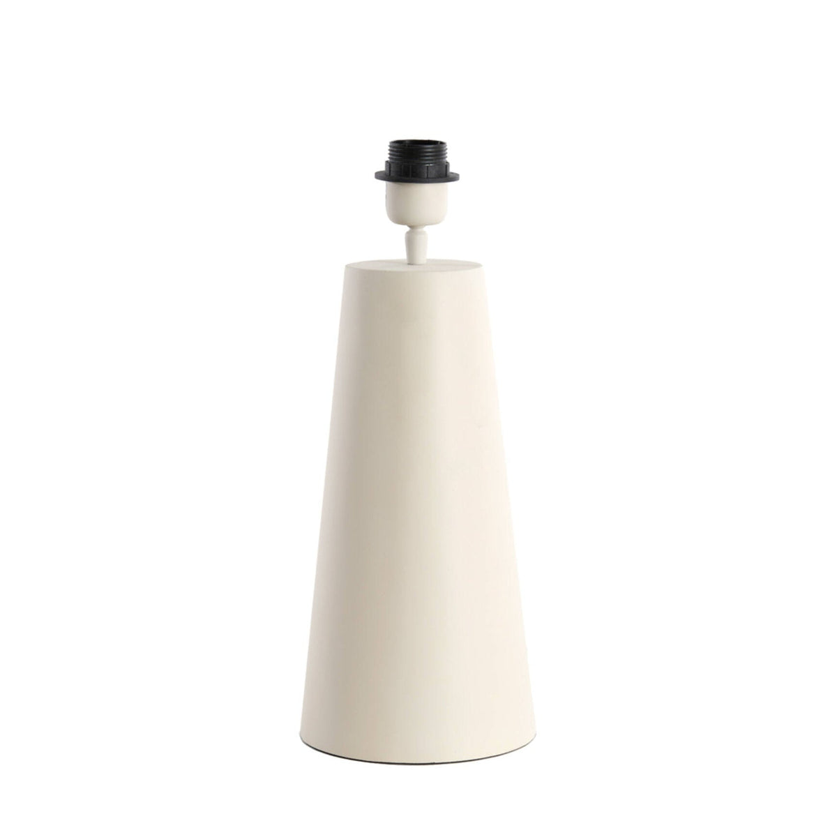 Yelos Matt Cream Metal Table Lamp Base 35cm