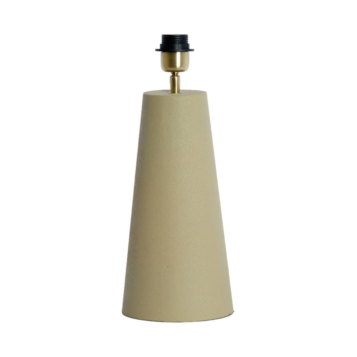 Yelos Matt Green/Grey Metal Table Lamp Base 35cm