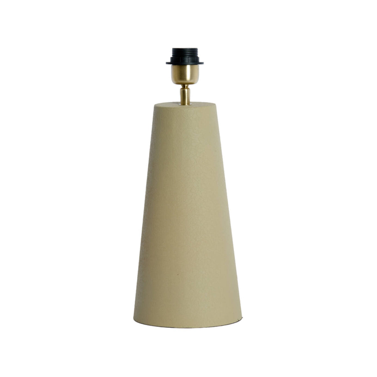 Yelos Matt Green/Grey Metal Table Lamp Base 35cm