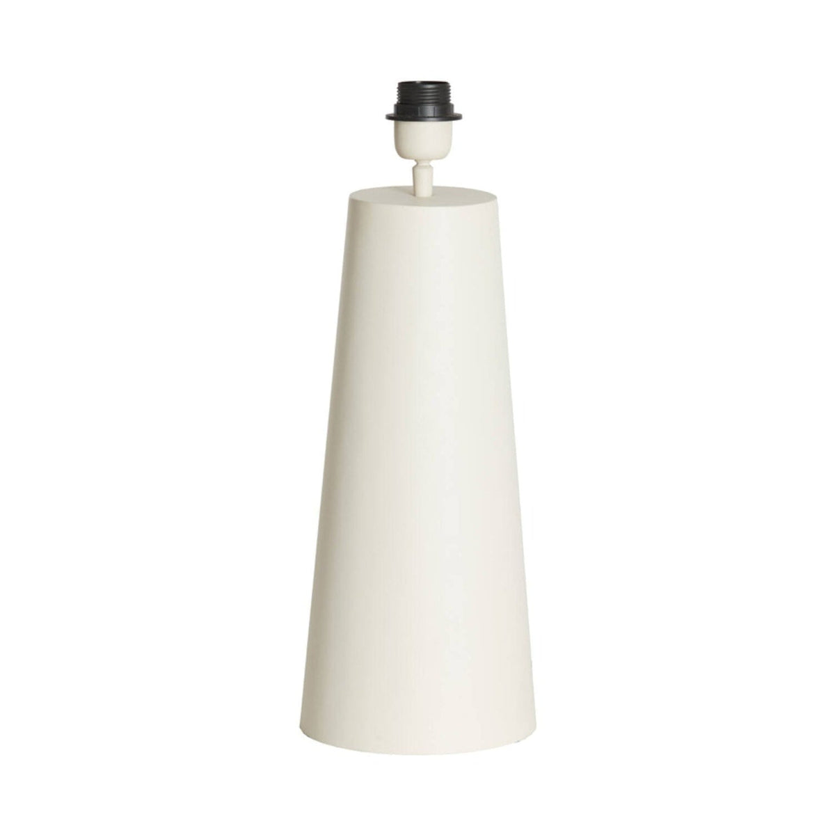 Yelos Matt Cream Metal Table Lamp Base 43cm