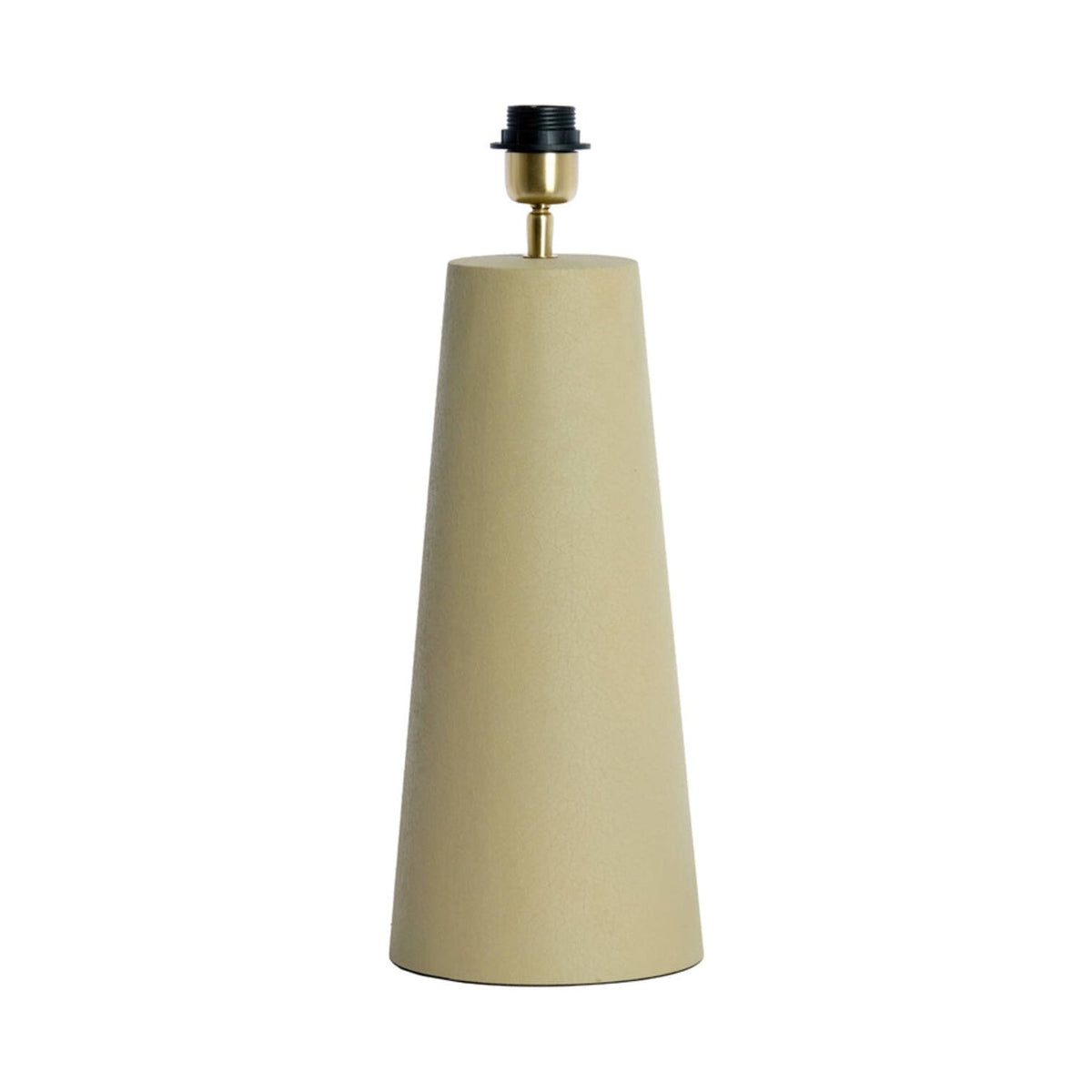 Yelos Matt Green/Grey Metal Table Lamp Base 43cm