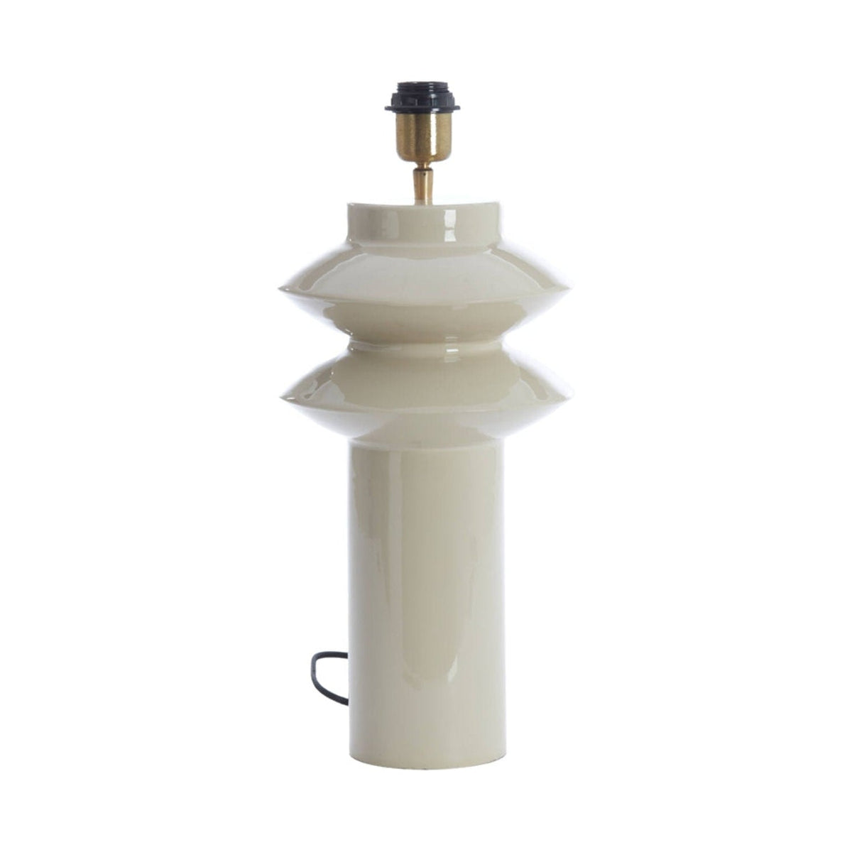 Petch Gloss Light Grey Metal Table Lamp Base 40cm