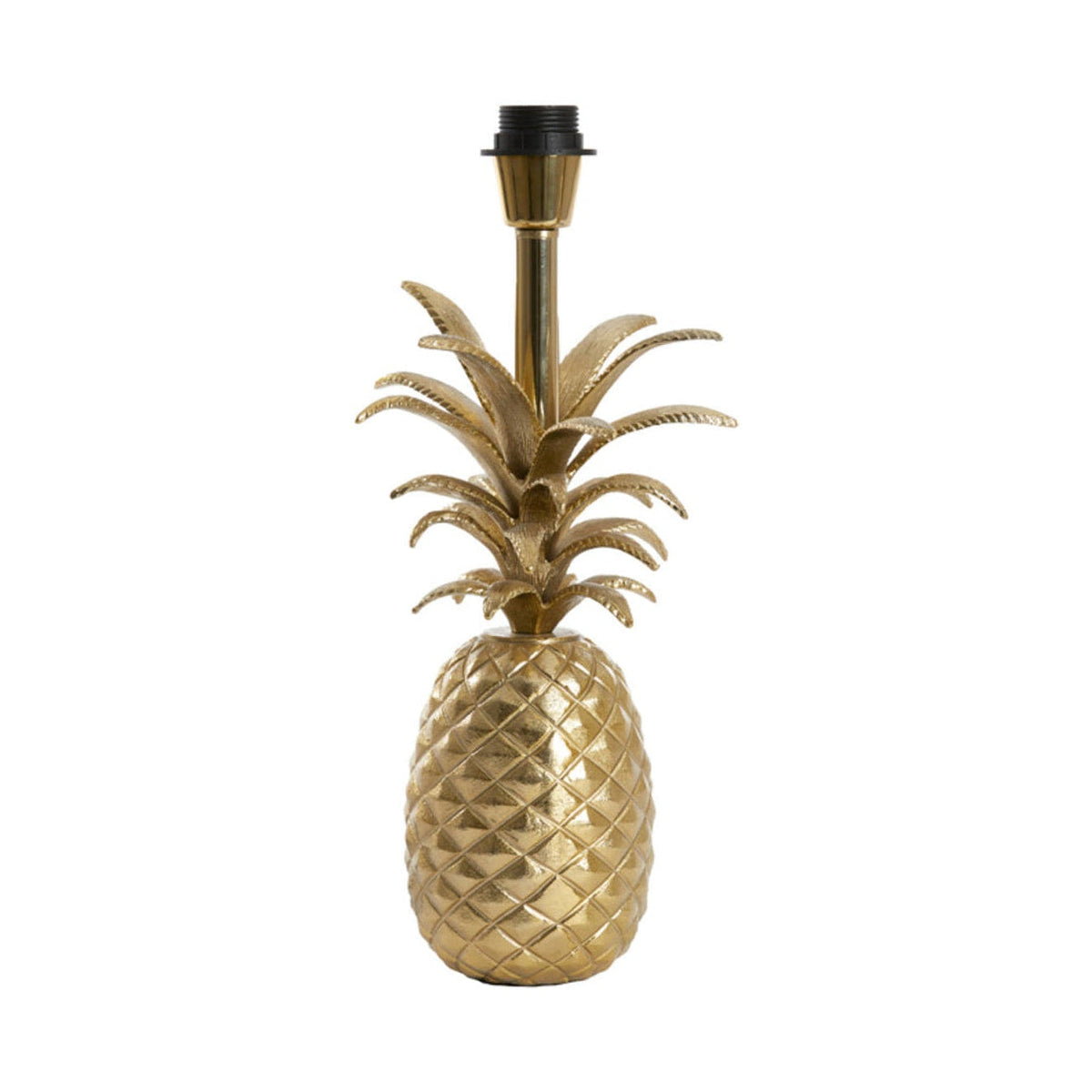Pineapple Gold Metal Table Lamp Base 37cm