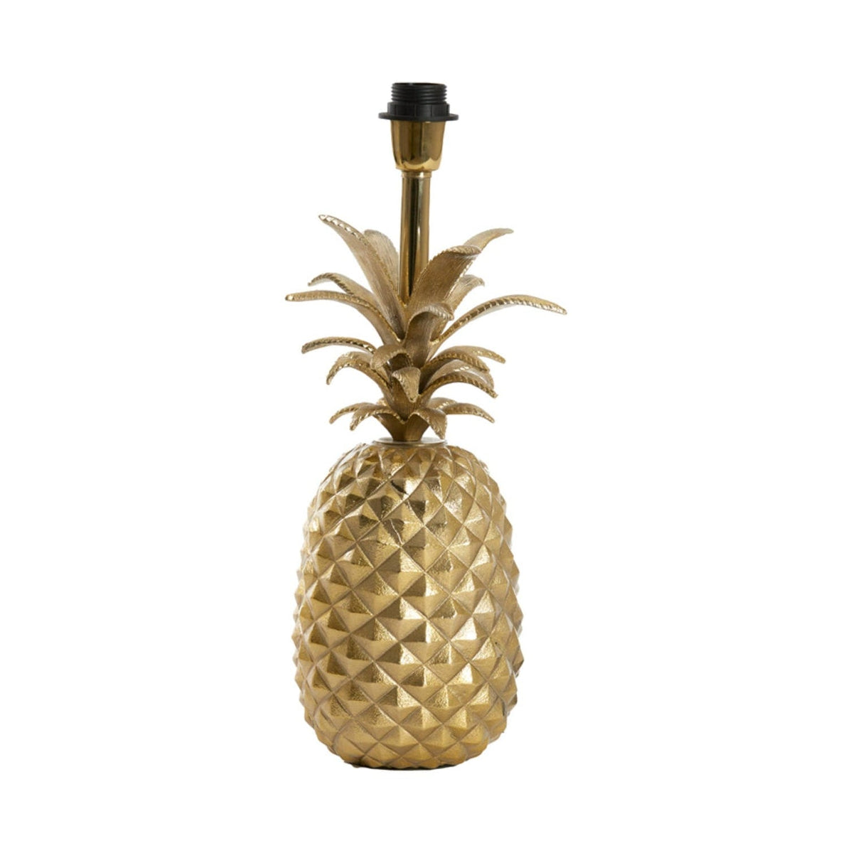 Pineapple Gold Metal Table Lamp Base 42cm