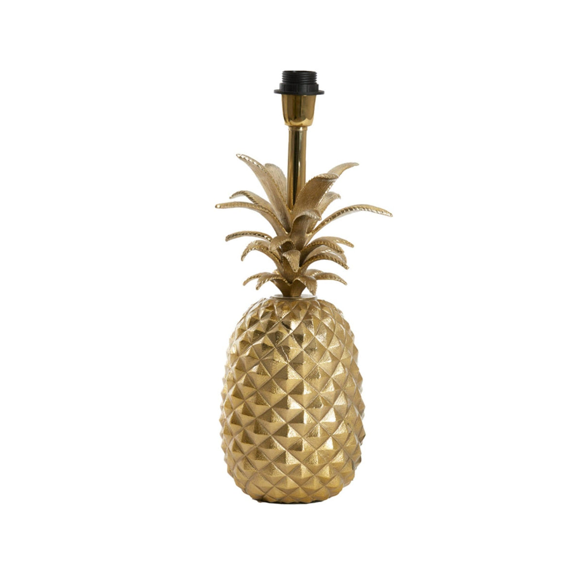 Pineapple Gold Metal Table Lamp Base 42cm