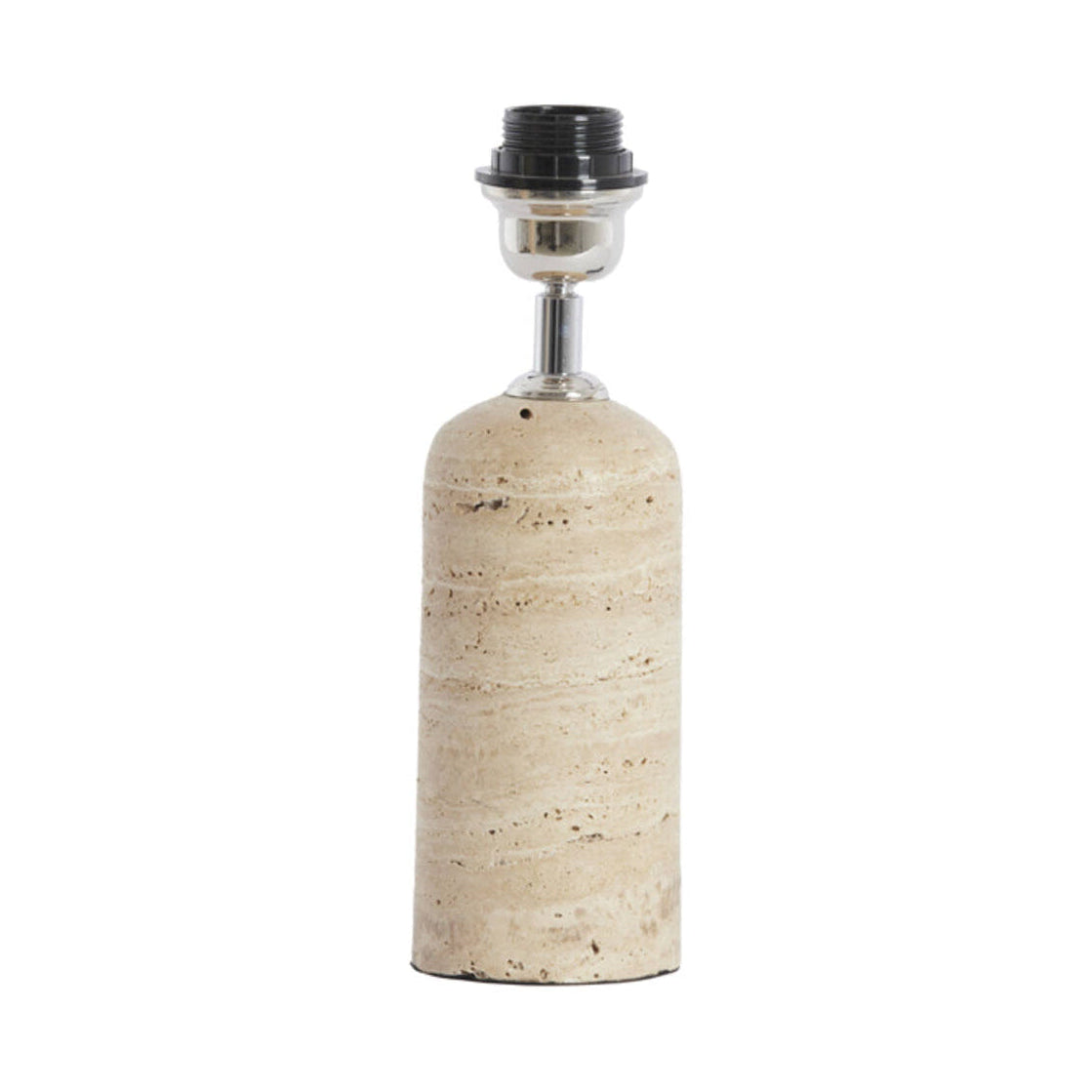 Malakai Sand Travertine Table Lamp Base 18cm