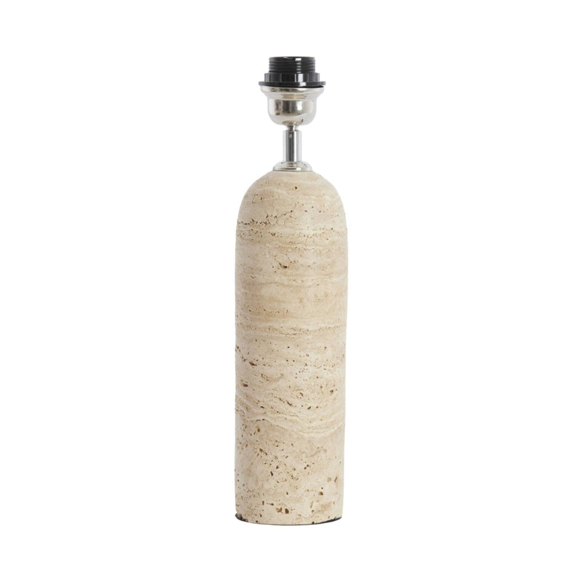 Malakai Sand Travertine Table Lamp Base 28cm
