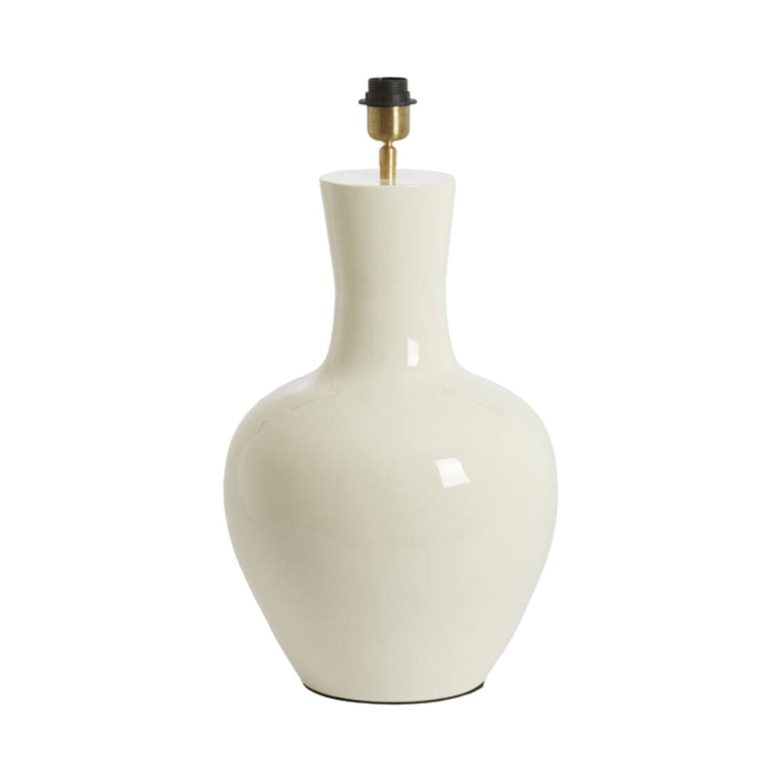 Nana Gloss Cream Metal Table Lamp Base 51cm