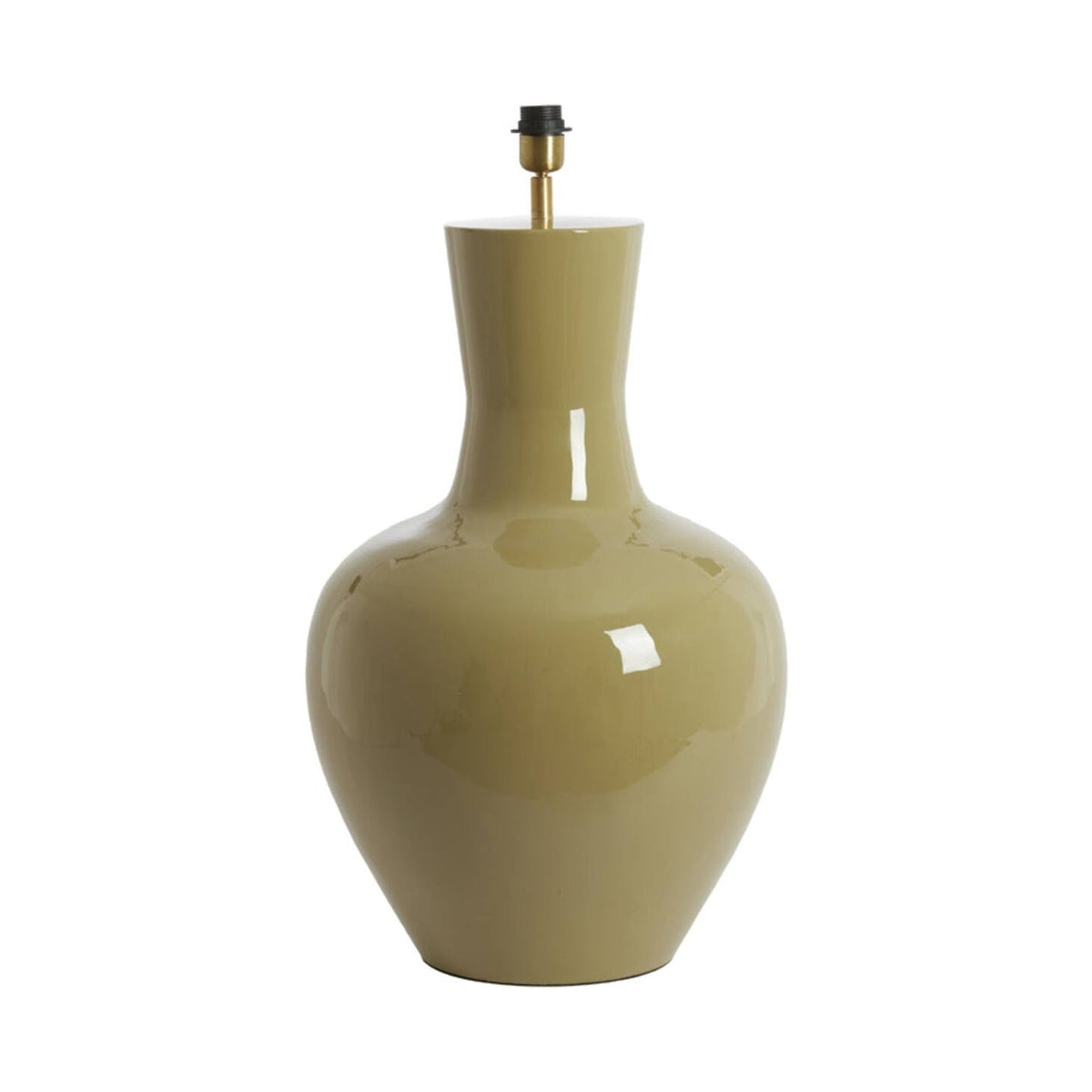 Nana Gloss Olive Green Metal Table Lamp Base 69cm