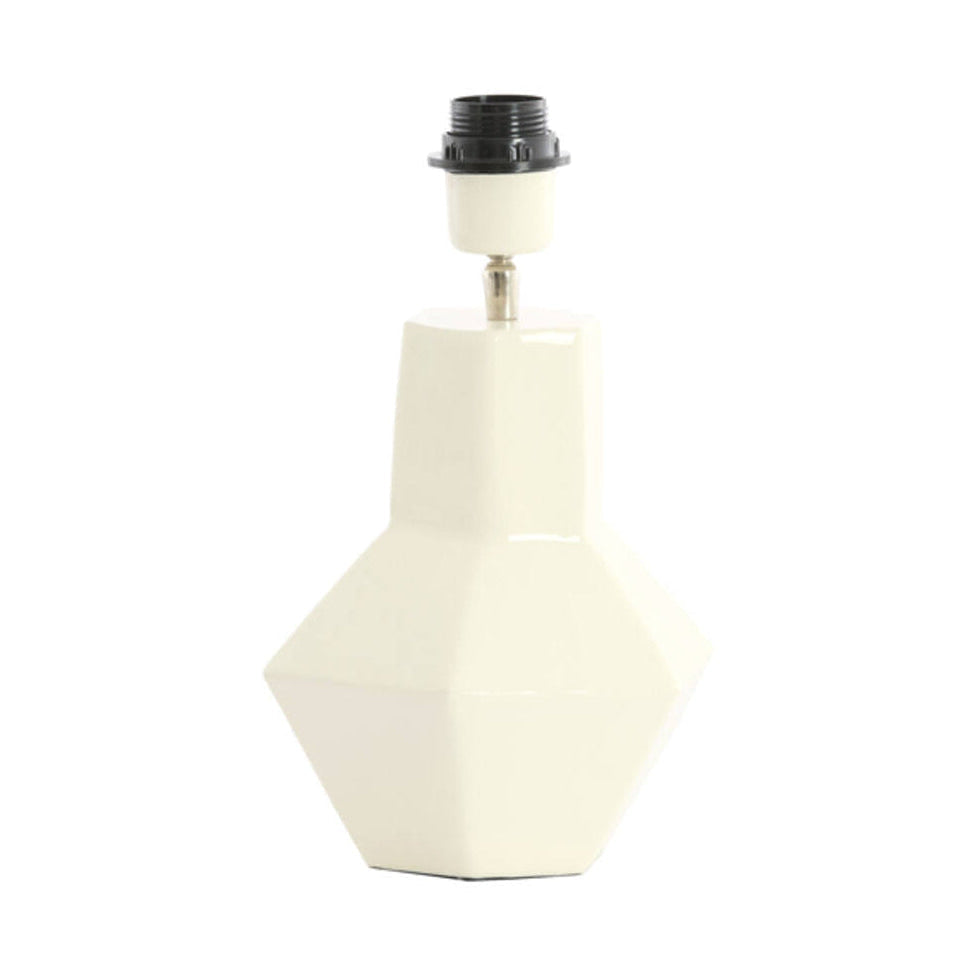 Calira Cream Metal Table Lamp Base 30cm