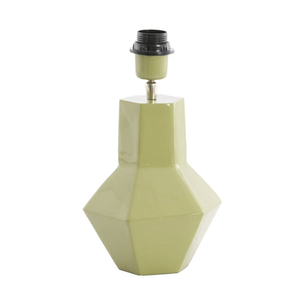 Calira Light Green Metal Table Lamp Base