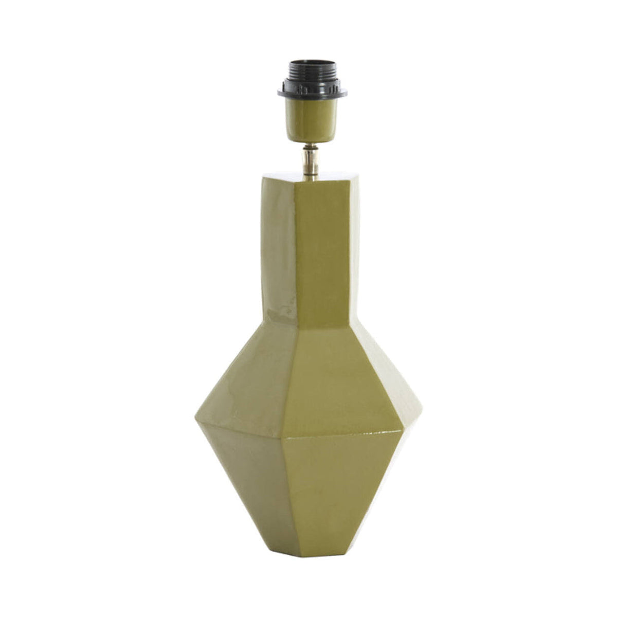 Calira Olive Green Metal Table Lamp Base