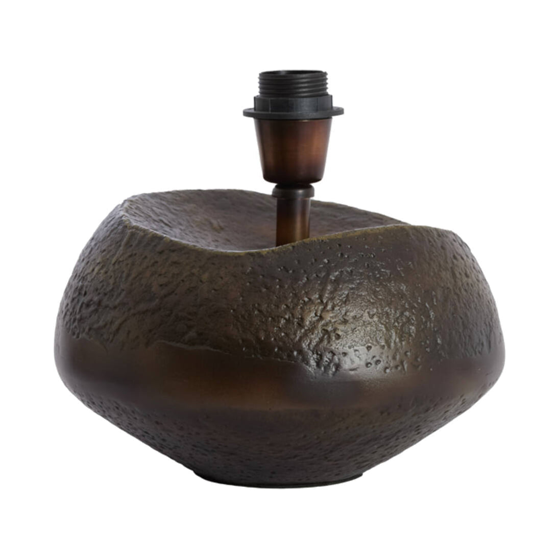 Jesrik Antique Bronze Metal Table Lamp Base 26cm