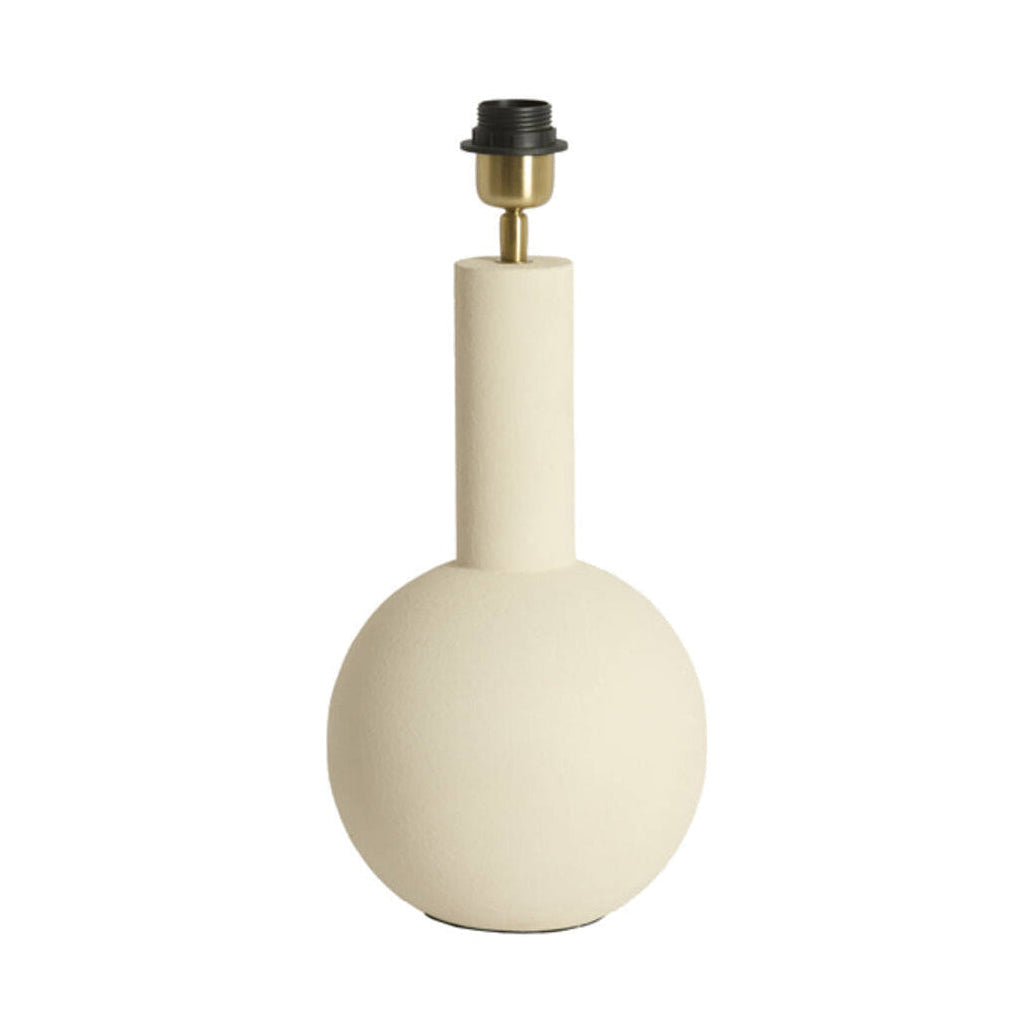 Benao Matt Cream Metal Table Lamp Base 38.5cm