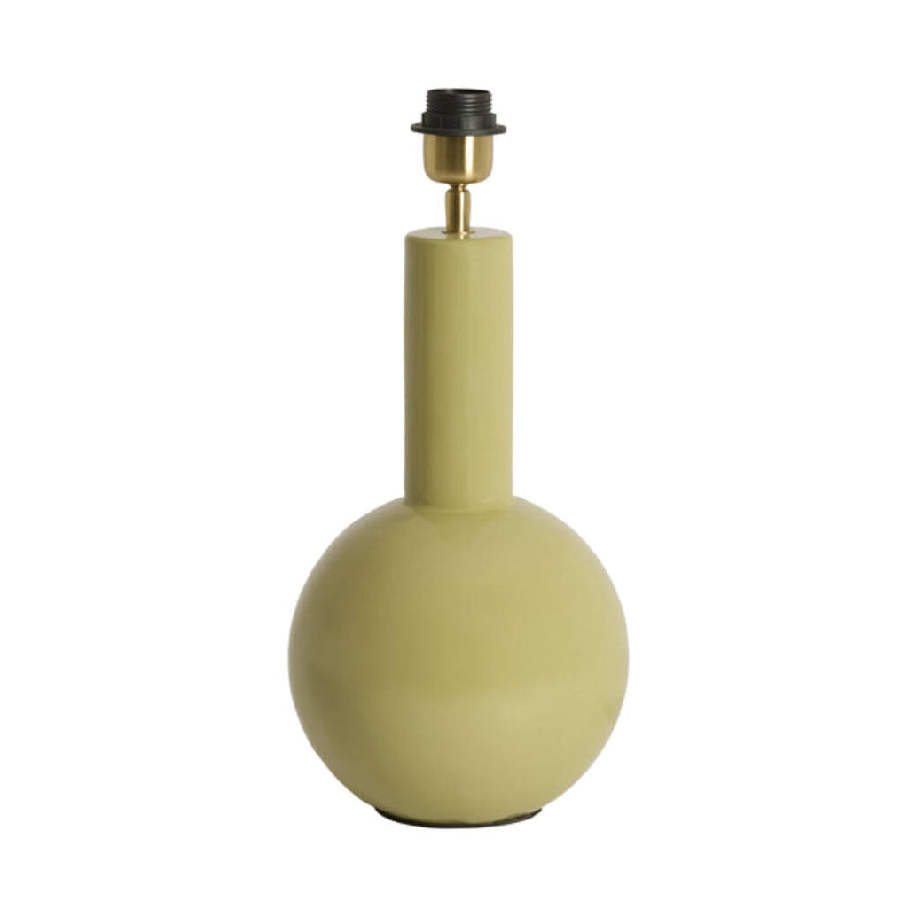 Benao Gloss Olive Green Metal Table Lamp Base 38.5cm