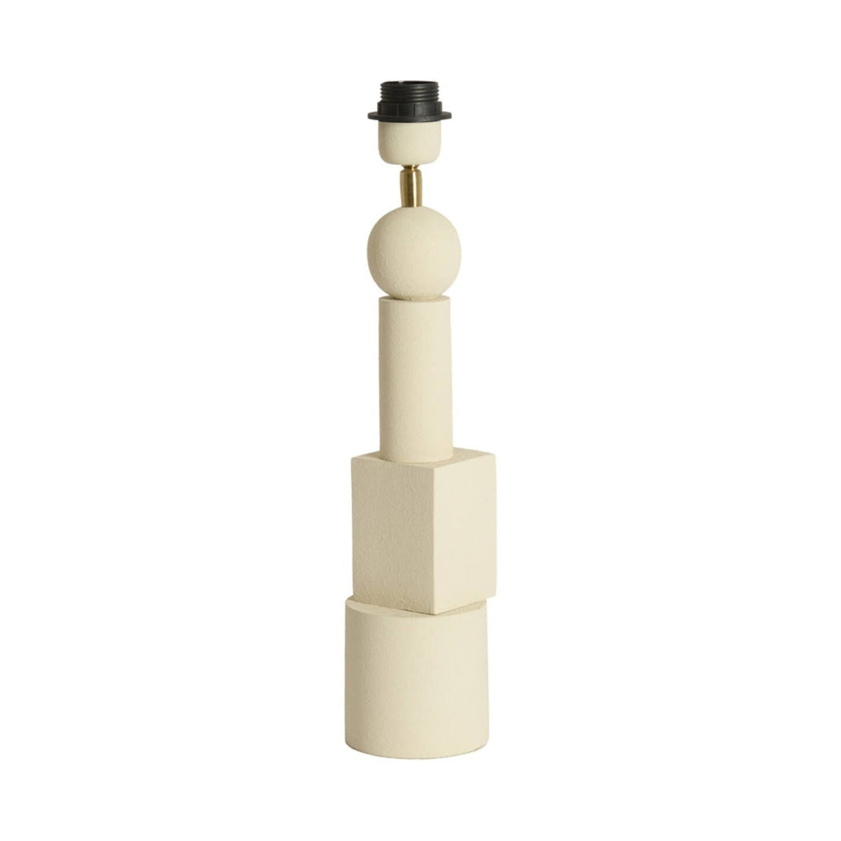 Viviane Matt Cream Metal Table Lamp Base 40.5cm