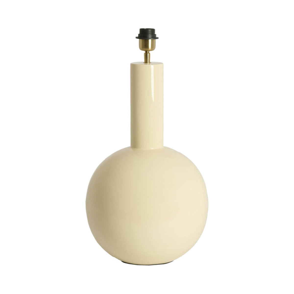 Benao Gloss Cream Metal Table Lamp Base 53cm