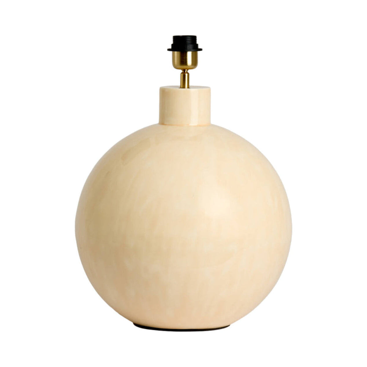 Benu Gloss Light Pink/Cream Metal Table Lamp Base 41.5cm
