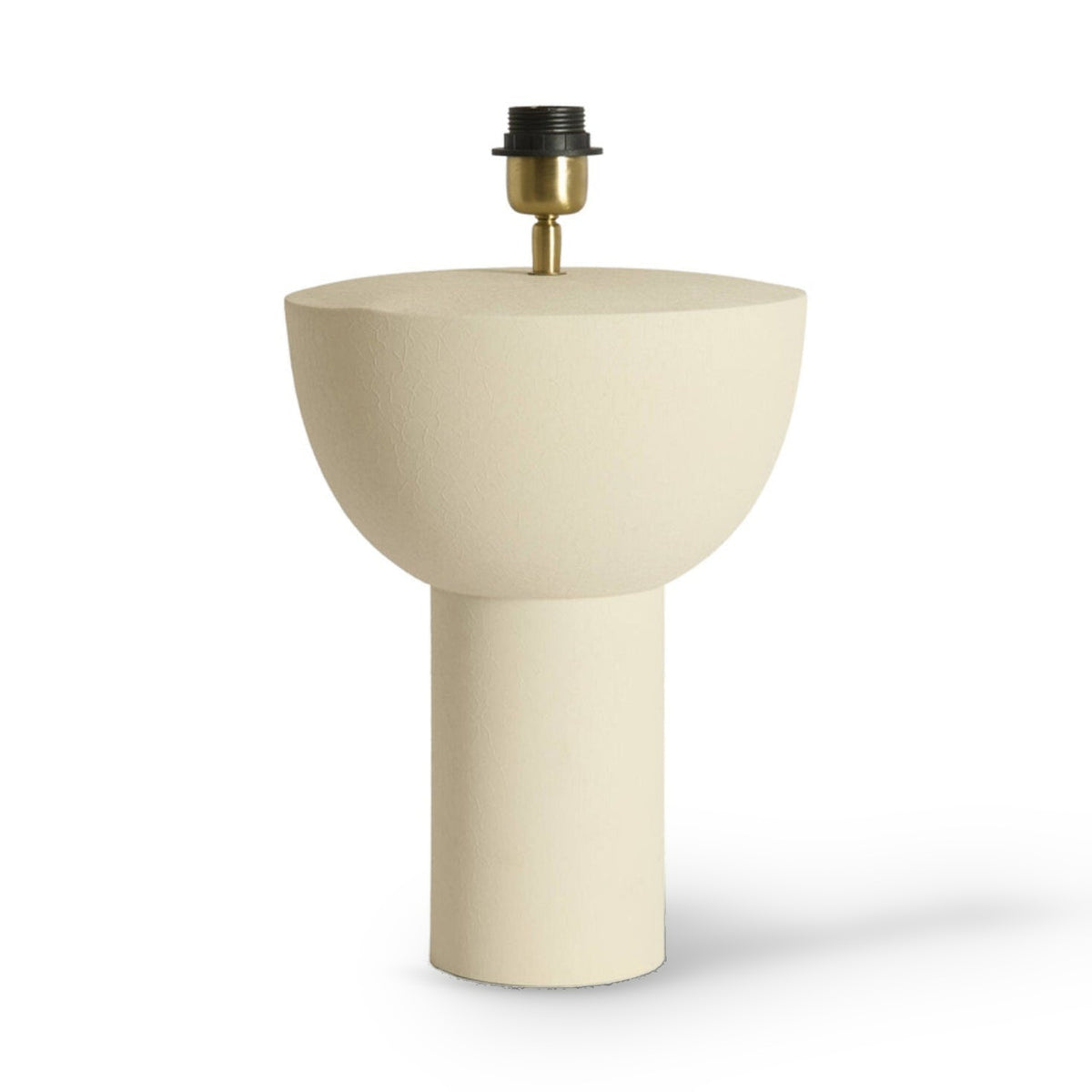 Ismara Matt Cream Metal Table Lamp Base 38.5cm