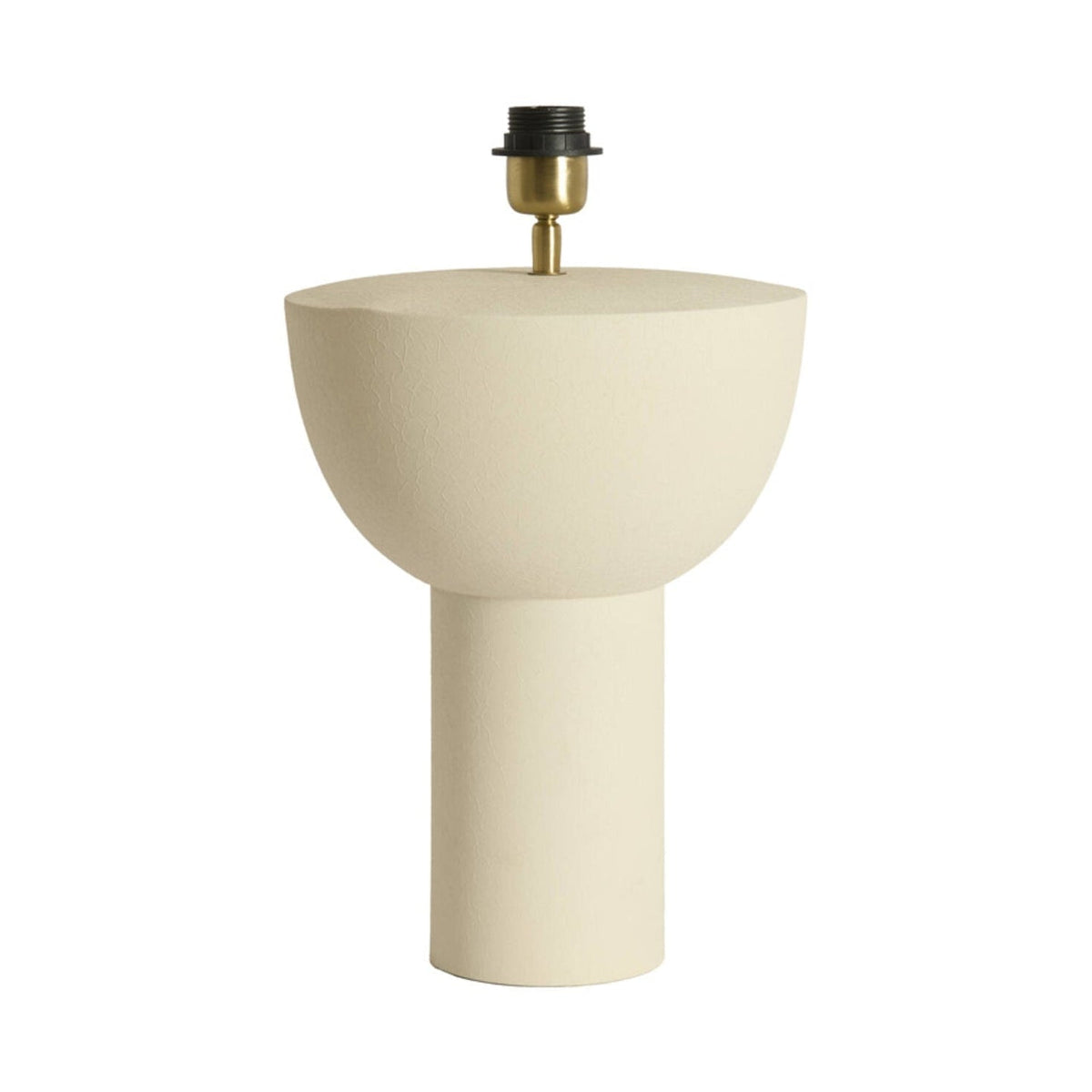 Ismara Matt Cream Metal Table Lamp Base 38.5cm