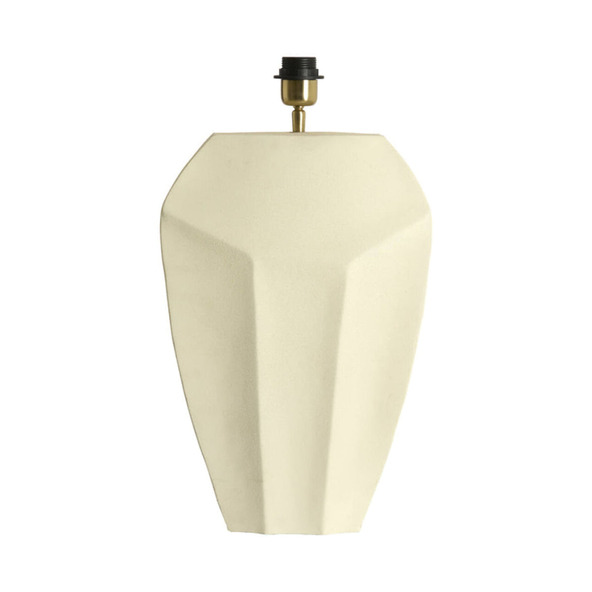 Cordoba Matt Cream Metal Table Lamp Base 48cm