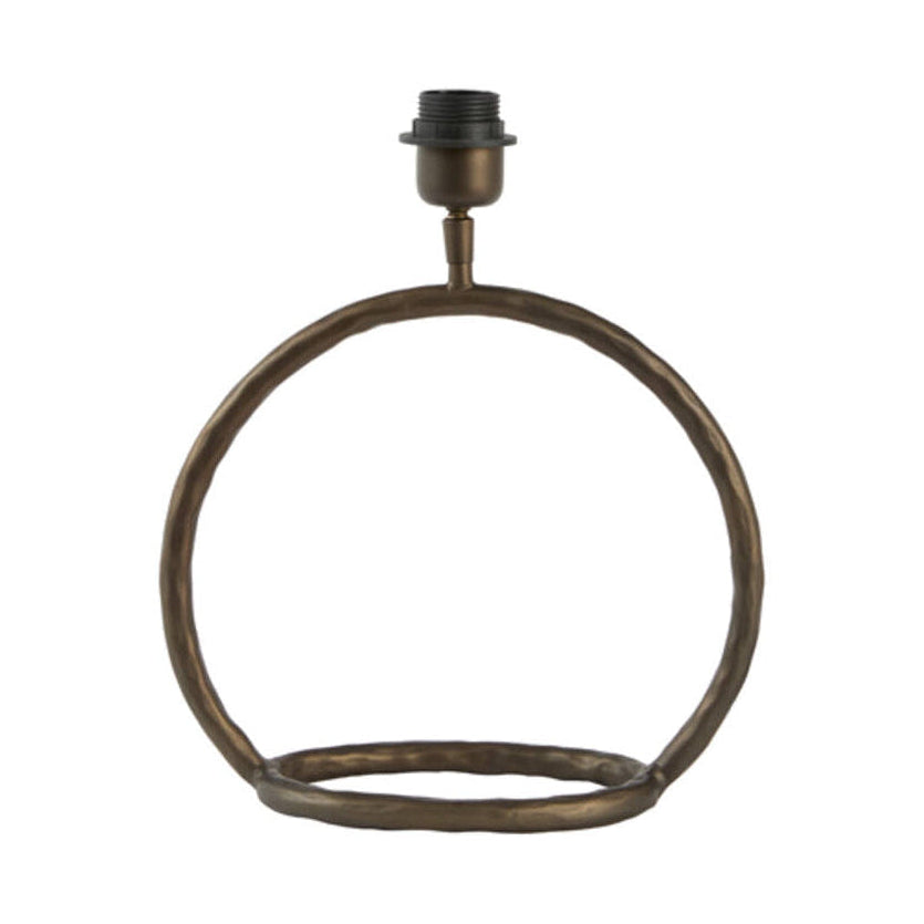 Elioro Matt Brown Bronze Metal Table Lamp Base 29cm