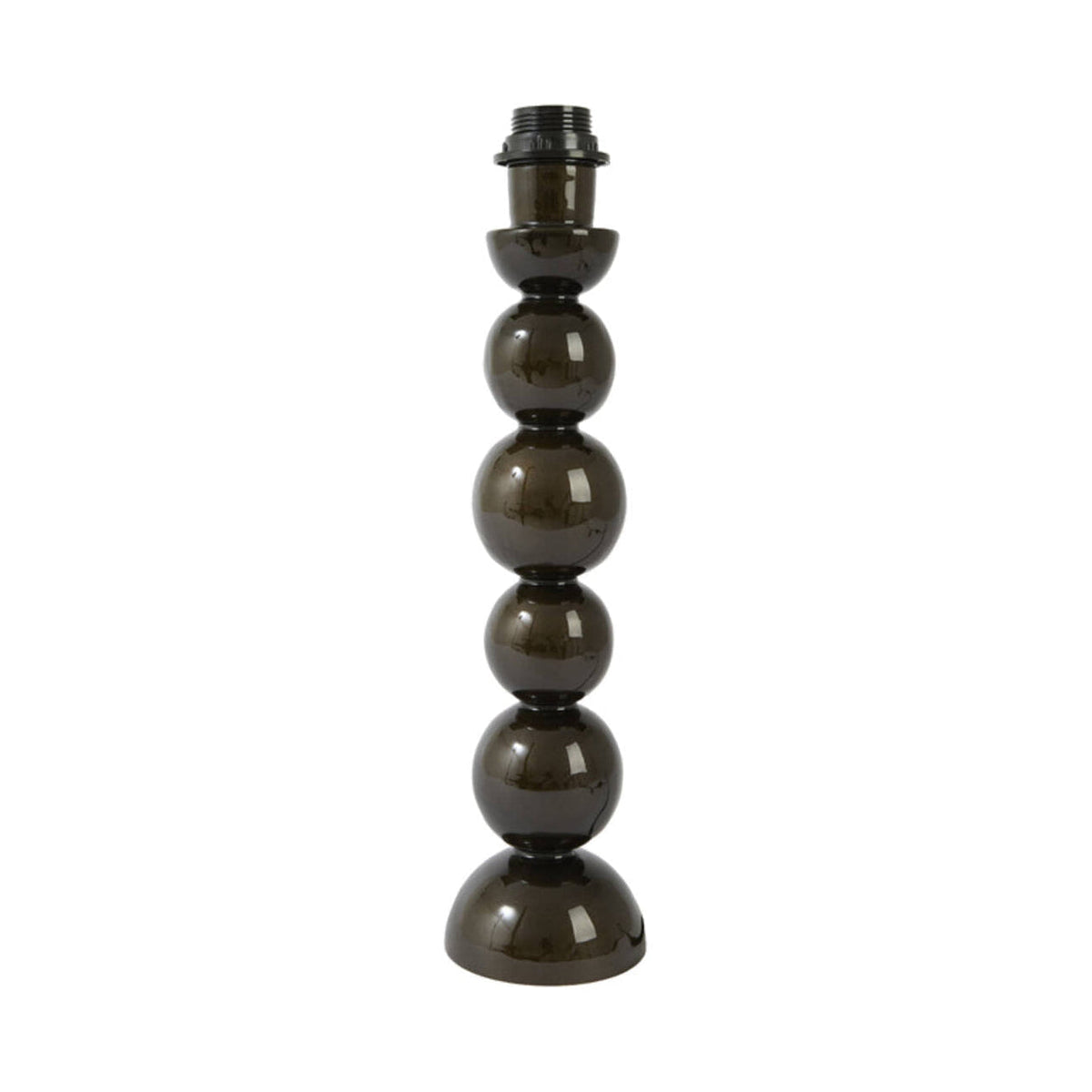 Barles Gloss Brown Bronze Metal Table Lamp Base 40.5cm