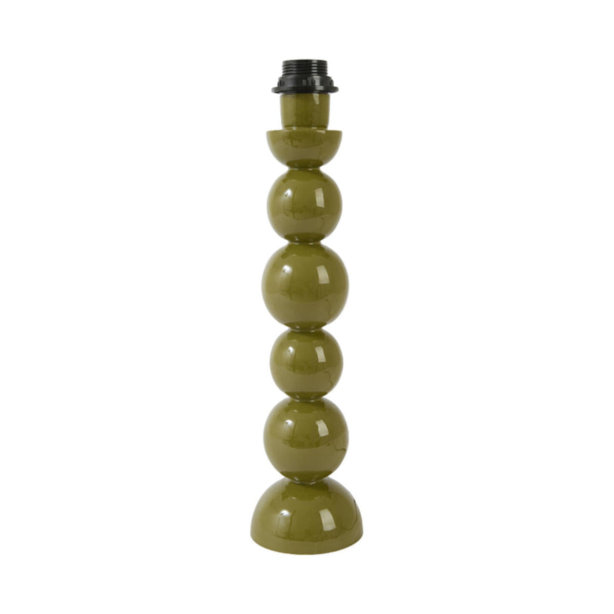 Barles Gloss Olive Green Metal Table Lamp Base 40.5cm