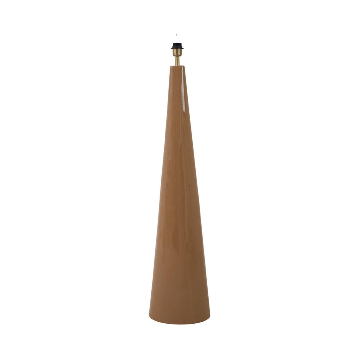 Elva Gloss Sand Metal Floor Lamp Base