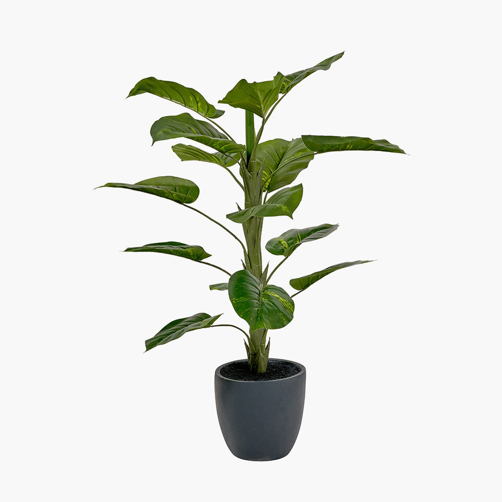 fake elephant ear plant Artificial Elephant Ear Plant in Pot
